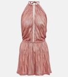 Missoni Mare Jacquard halterneck playsuit