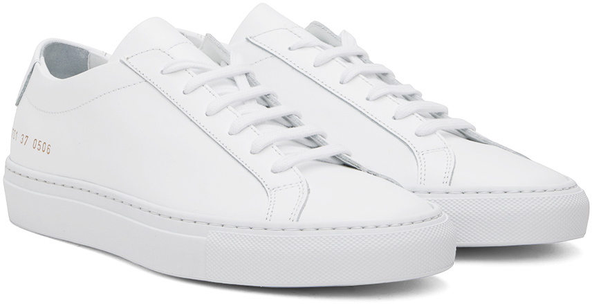 Common Projects White Achilles Low Sneakers