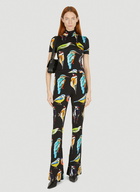 Stella McCartney - Bird Print Pants in Black