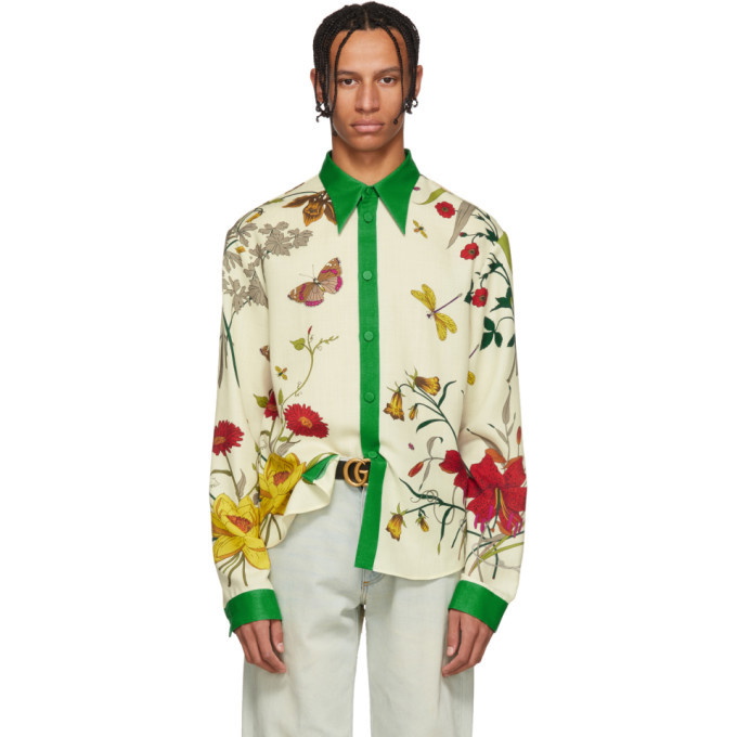 Photo: Gucci Multicolor Floral Shamrock Shirt