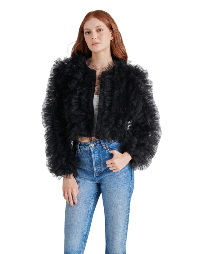 Photo: Steve Madden Odile Jacket in Black