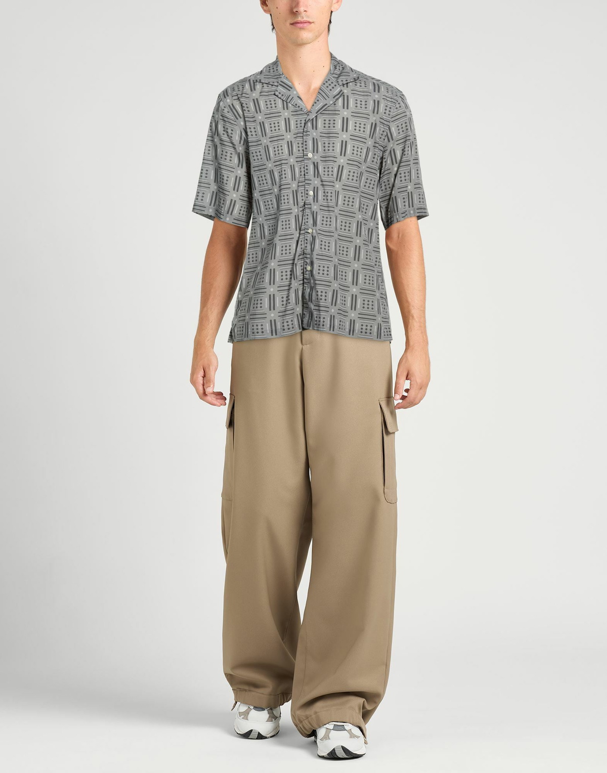Officine Générale Mens Shirt Light in Grey