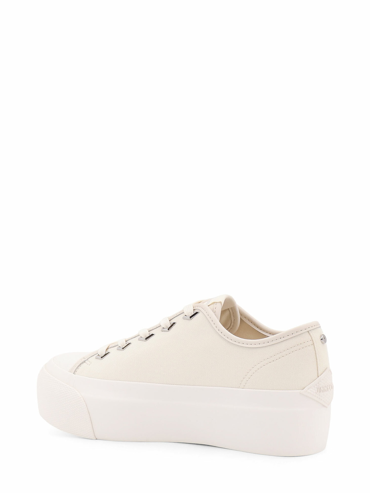 スニーカー JIMMY CHOO Palma maxi low-top canvas sneakers with plateau Jimmy Choo Palma Maxi Low-top Canvas Sneakers With Plateau