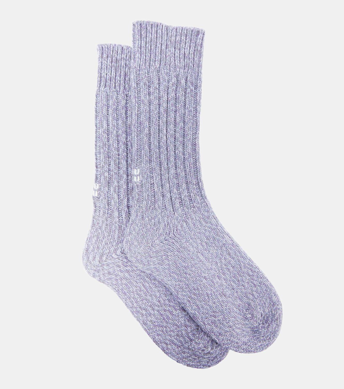Miu Miu Logo cashmere and wool socks