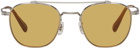 Oliver Peoples Silver Mandeville Sunglasses