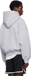 Rhude Gray 'Rhude French Riviera' Patch Hoodie