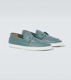Christian Louboutin Chambeliboat leather boat shoes