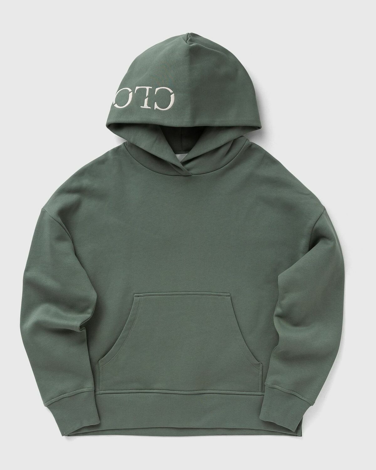 CLOSED LOGO HOODIE Green Womens Hoody