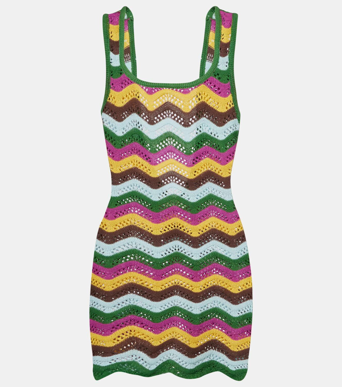 Bananhot Lindsay striped crochet minidress