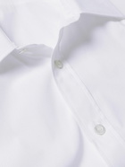 Alexander McQueen - Slim-Fit Harness-Detailed Stretch-Cotton Shirt - White