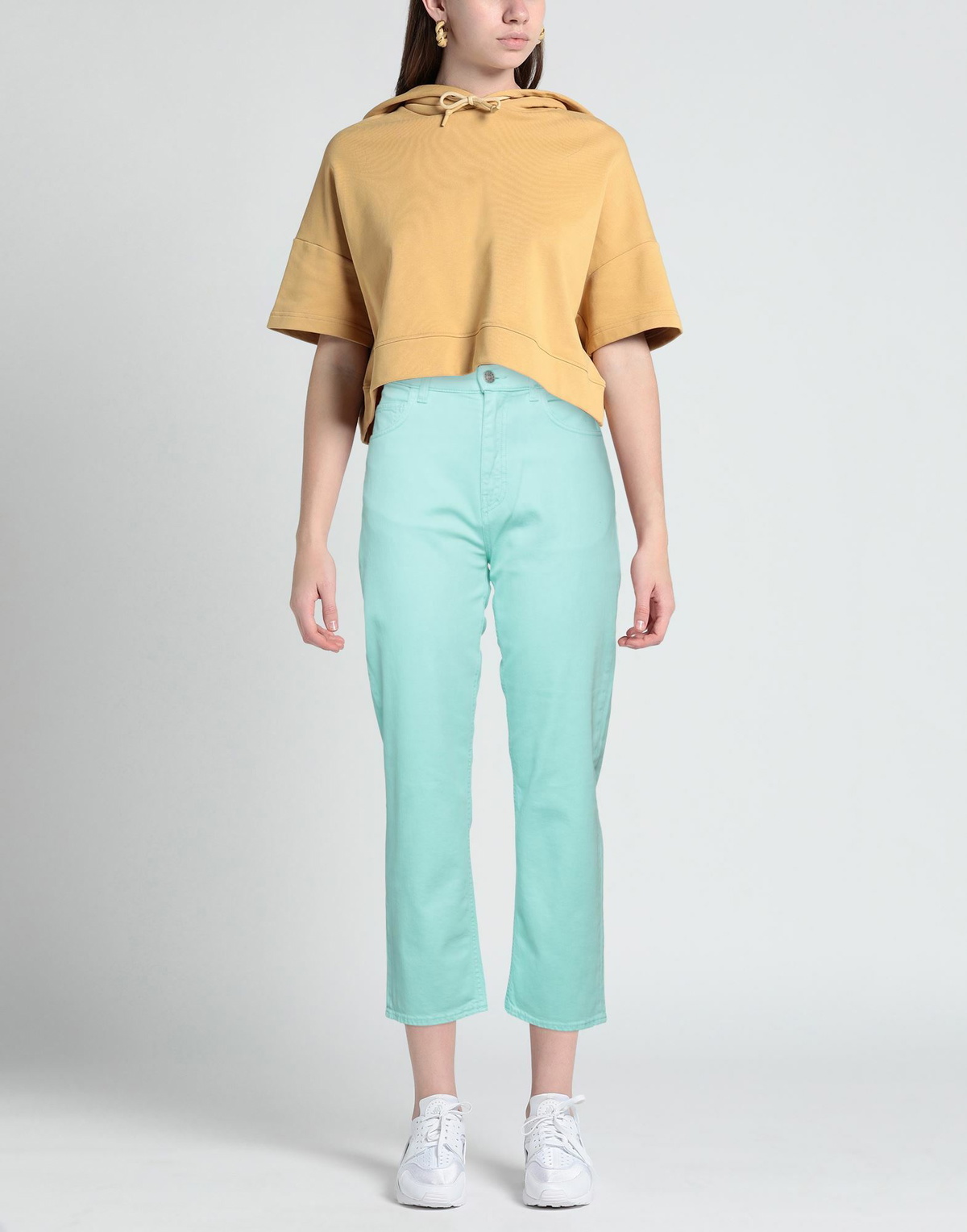 Jucca Womens Jeans Turquoise