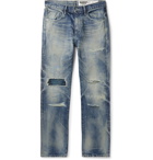 Neighborhood - Claw Mod Savage Slim-Fit Distressed Embroidered Denim Jeans - Blue
