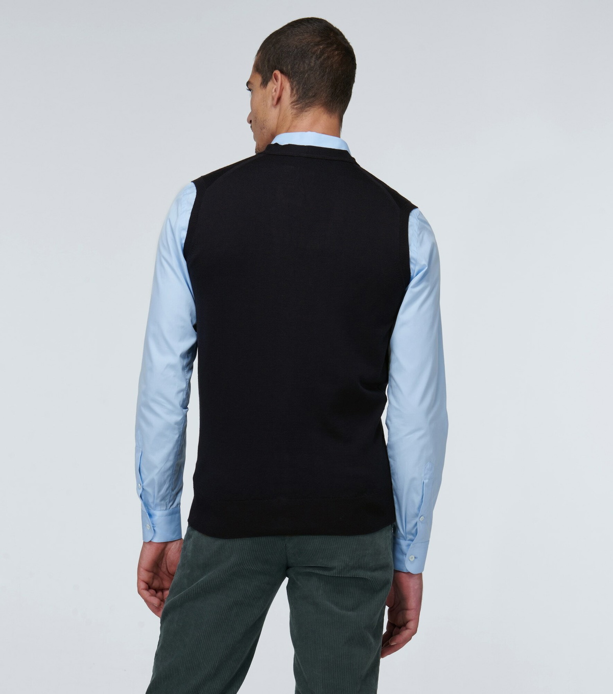 John Smedley - Stavely knitted wool vest