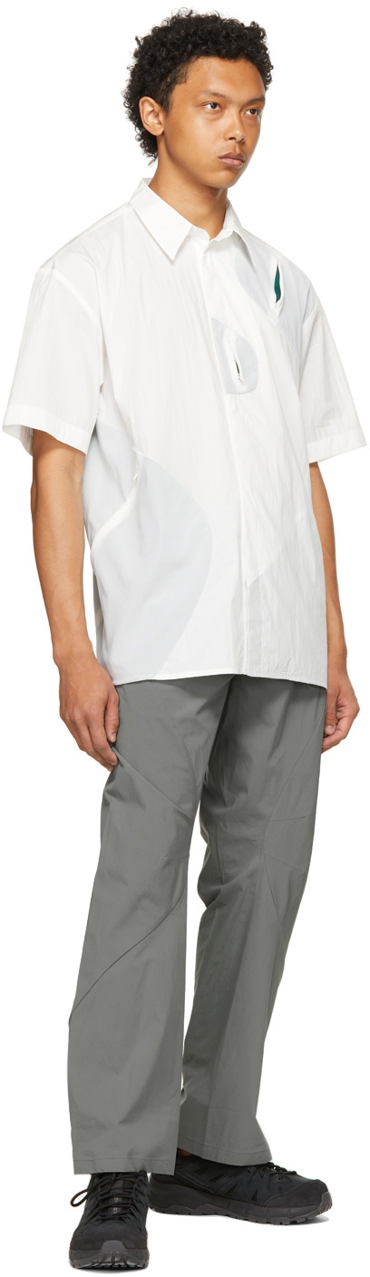 Post Archive Faction (PAF) White 4.0 Center Short Sleeve Shirt