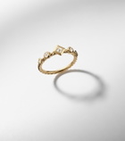 David Yurman Cable 18kt gold ring with diamonds