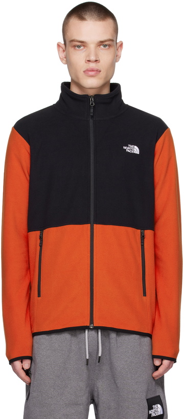 Photo: The North Face Black & Orange Glacier Jacket