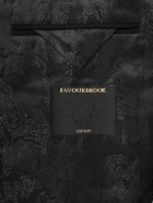 Favourbrook - Hampton Slim-Fit Grosgrain-Trimmed Wool Tuxedo Jacket - Black