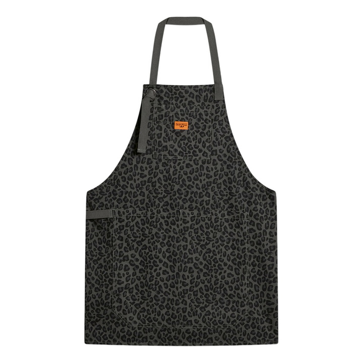 Photo: Service Works Men's Patterned Apron in Black Leopard
