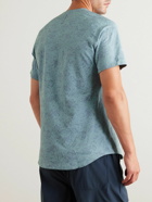 Lululemon - License To Train Floral-Jacquard Stretch Recycled-Jersey T-Shirt - Blue