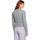AMI Alexandre Mattiussi Grey Alpaca Pullover Sweater