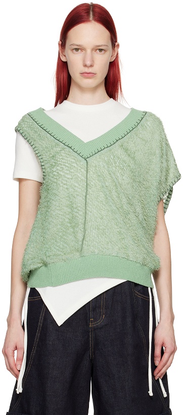Photo: Andersson Bell Green Asymmetrical Vest