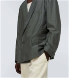 Lemaire Tailored cotton and silk blazer