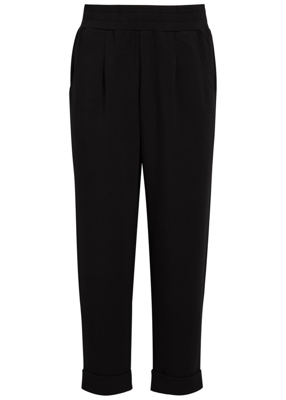 Photo: Varley The Rolled Stretch-jersey Sweatpants Black