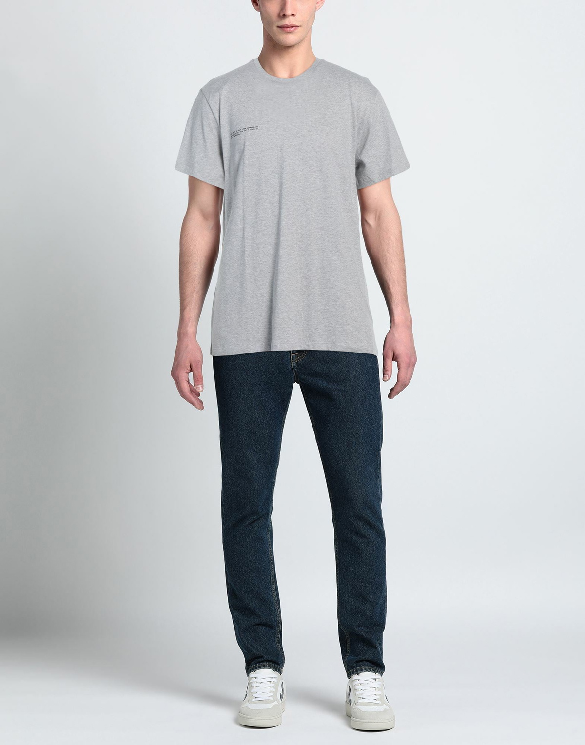 Pangaia Mens T-shirt Light in Grey