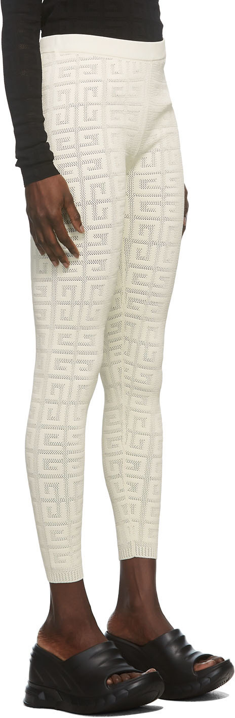 【関税＆送料込み】Givenchy Monogram Logo Leggings Givenchy - 4G monogram jacquard leggings Givenchy