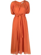 MAX MARA - Cotton And Silk Blend Midi Dress