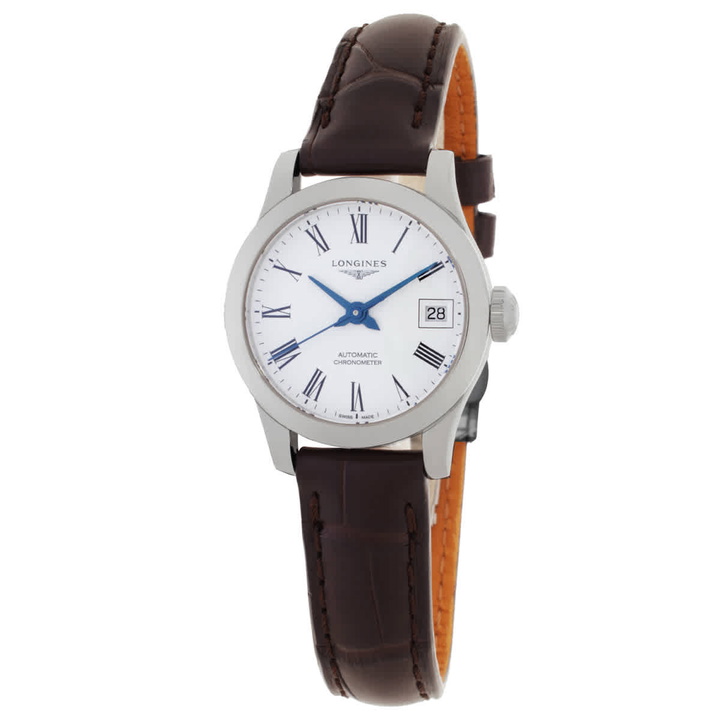Photo: Longines Record Automatic White Dial Ladies Watch L23204112