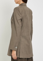 Emporio Armani Wool-blend Blazer Taupe