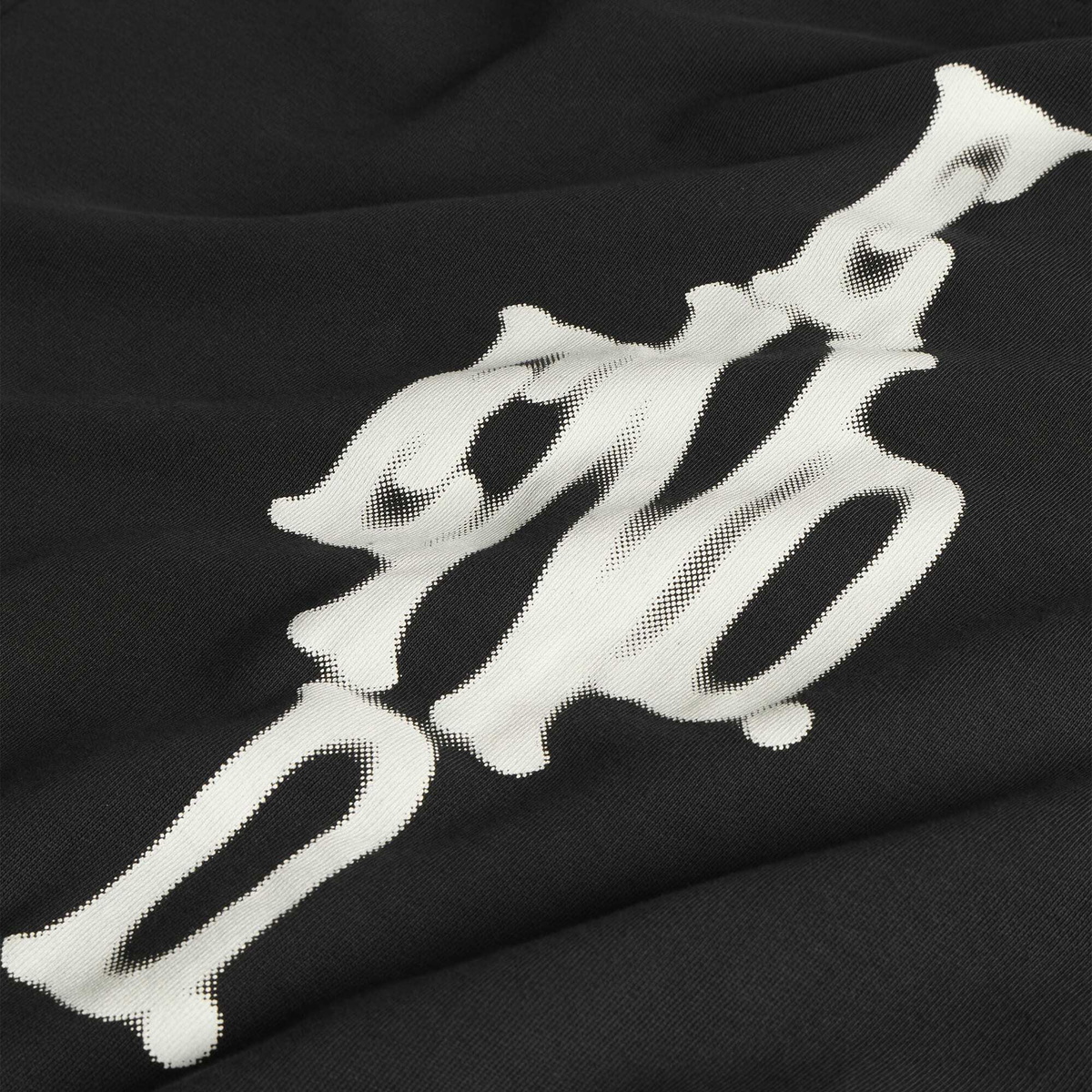 END. Cross Zip Hoodie in Cinder Black