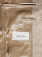 Saman Amel - Linen and Wool-Blend Blazer - Neutrals