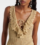 Isabel Marant Ornella beaded crochet maxi dress