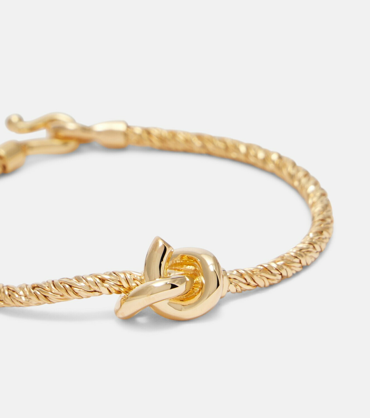Bottega Veneta Knot gold-plated sterling silver bracelet