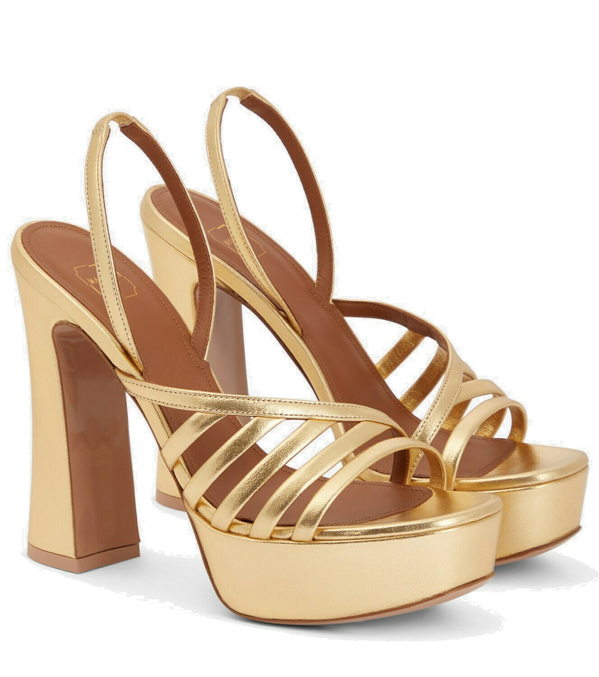 サンダル・ミュール MALONE SOULIERS GOLD SANDALS Gold Norah Flat Sandals |Malone Souliers