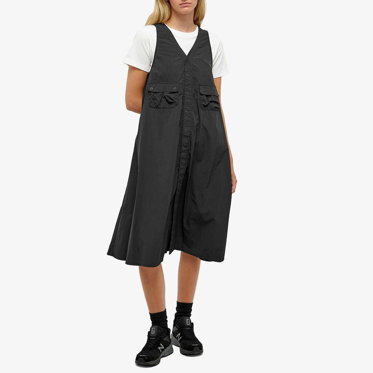 black cargo dress Black cargo pocket Blk dress