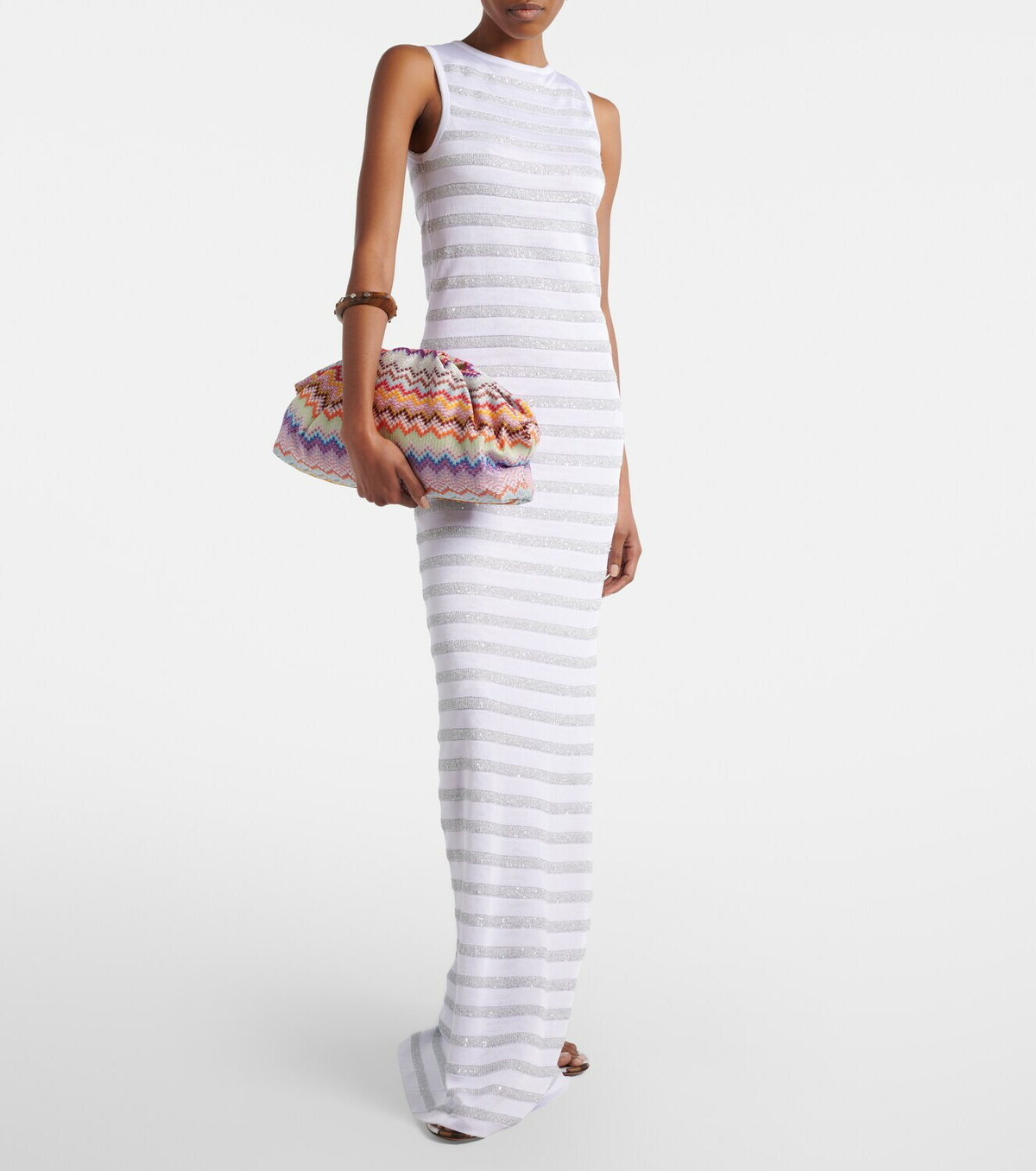 Missoni Zigzag Large jacquard clutch