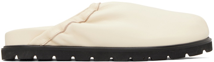 Photo: Reike Nen Off-White Single Layer Slip-On Loafers