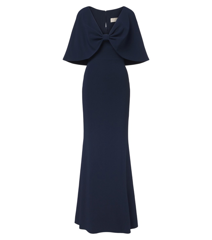Photo: Elie Saab Caped crêpe gown
