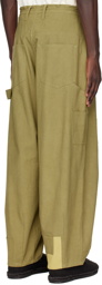 Story mfg. Khaki Lush Carpenter Trousers