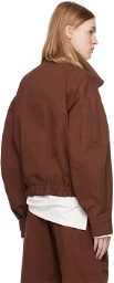 LEMAIRE Brown Layered Jacket