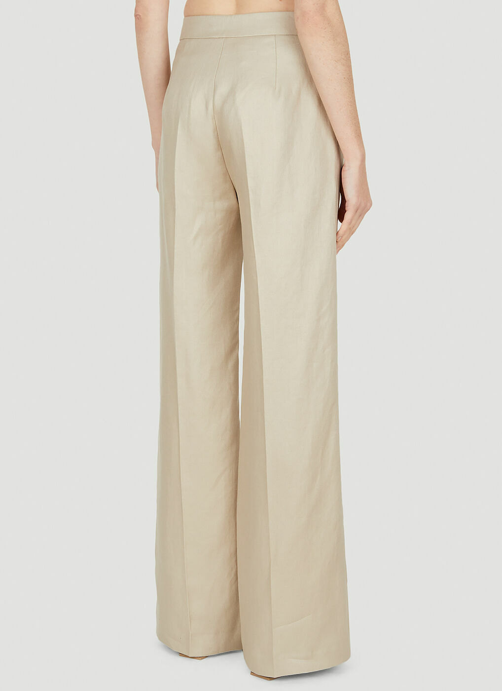 Max Mara - Zarelia Linen Pants in Beige Max Mara