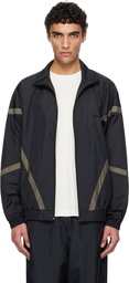 WACKO MARIA Black & Green Nylon Track Jacket