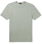 TOM FORD - Lyocell and Cotton-Blend Jersey T-Shirt - Green