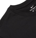 NIKE - Printed Cotton-Jersey T-Shirt - Black