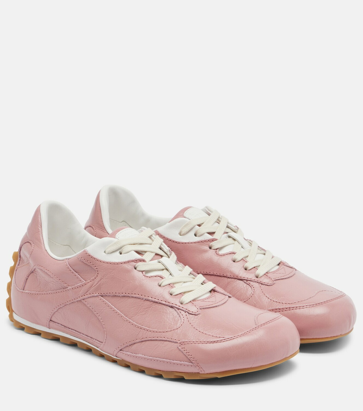 Bottega Veneta Orbit Flash leather sneakers
