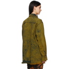 Marques Almeida SSENSE Exclusive Yellow Denim Overshirt