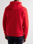 Polo Ralph Lauren - Printed Cotton-Blend Jersey Hoodie - Red